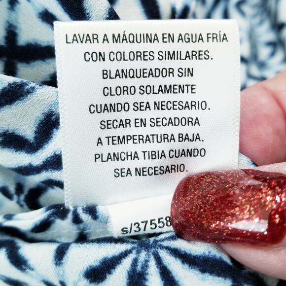 Charter Club Woman Plus Size Career Casual Button Up Roll Tab Sleeve Top Size 2X - Picture 10 of 10